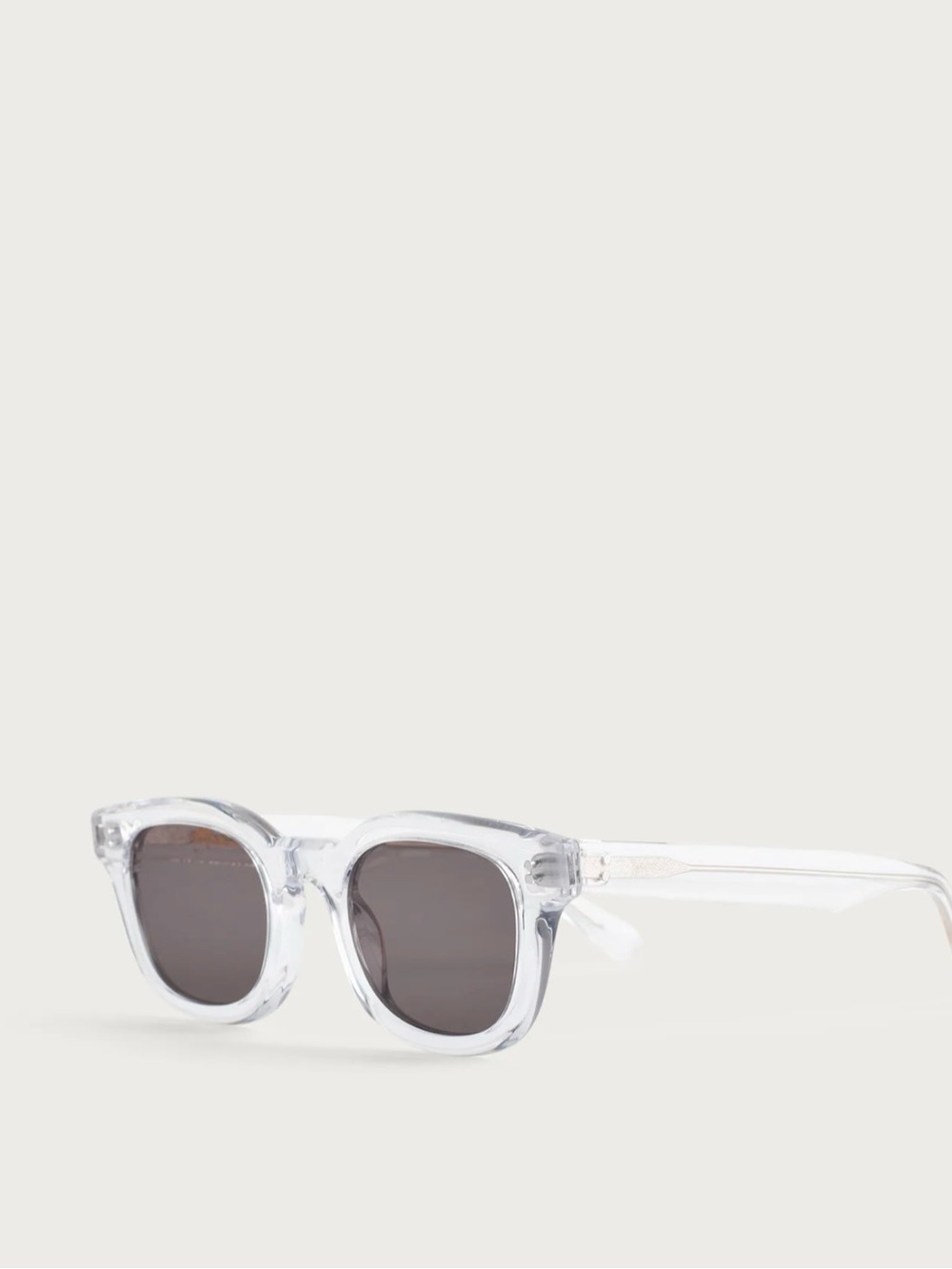 Madewell Rivington Clear Frame Sunglasses with Dark Lenses